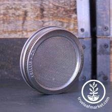 Load image into Gallery viewer, Stainless Steel Wide Mouth Sprouting Jar Lid
